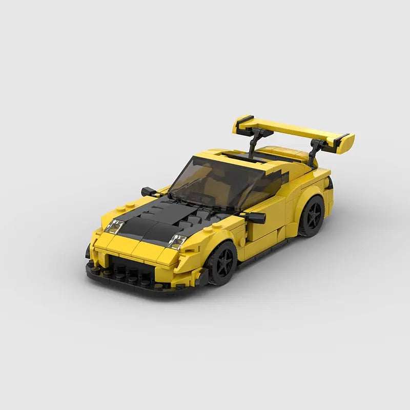 Yellow Mazda RX7