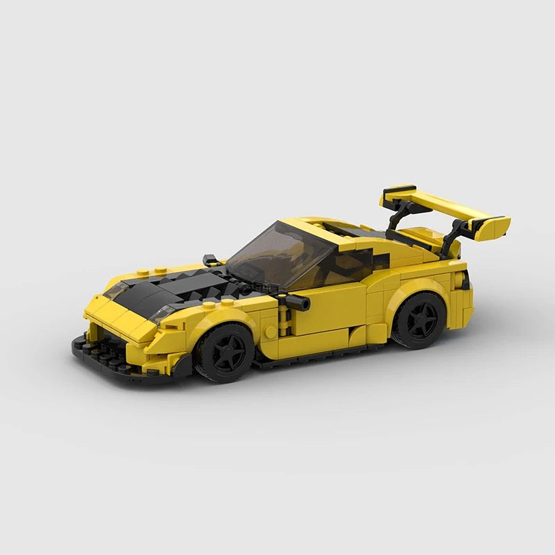 Yellow Mazda RX7